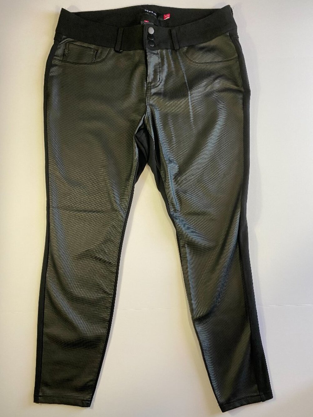 Torrid SZ 18 Women's Black Faux Leather Jeggings